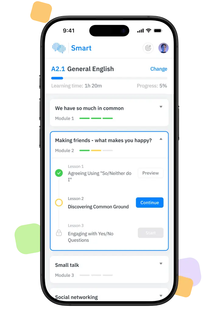 Fluentbe Language School - Course plan